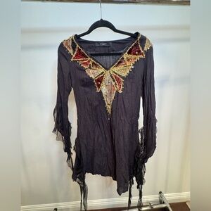 Givenchy Crepe-like Drapey Top